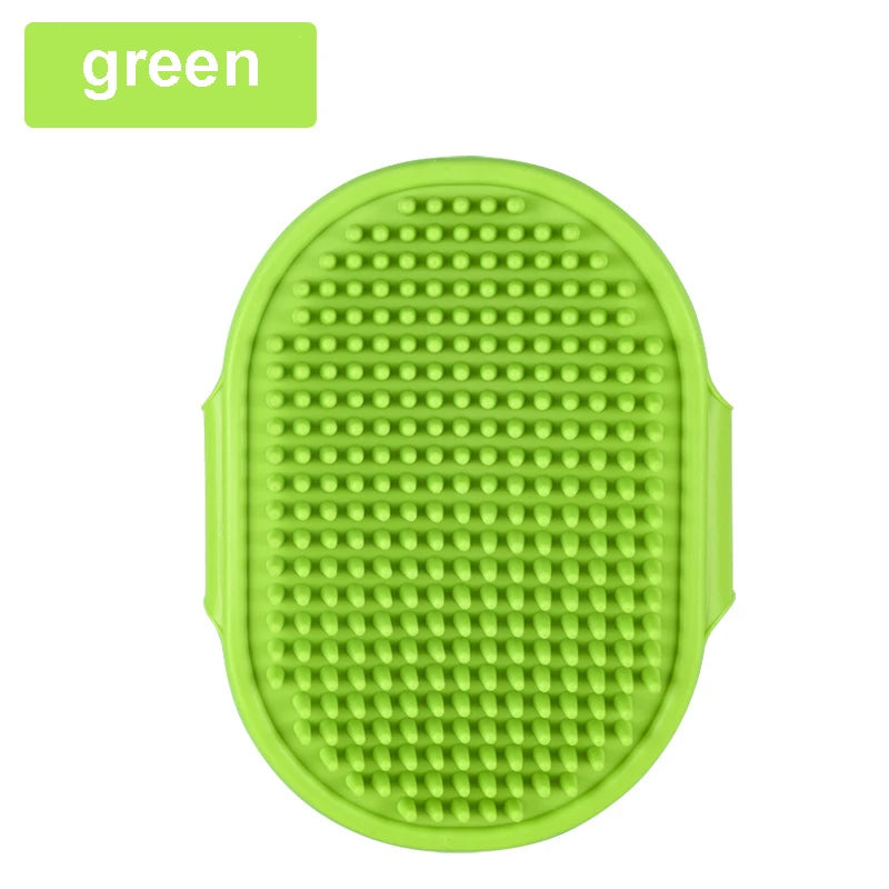 Soft Rubber Dog Cat Brush Silicone Pet Bath Cat Hair Remover Comb Massage Brush Pet Supplies Dog Grooming Wash Cleaning Supplies
