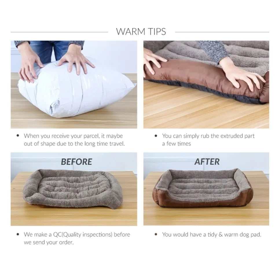 Pet Sofa Cushion – Cozy, Washable Bed for Dogs & Cats