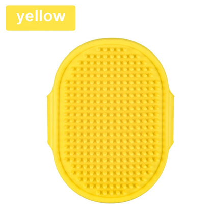 Soft Rubber Dog Cat Brush Silicone Pet Bath Cat Hair Remover Comb Massage Brush Pet Supplies Dog Grooming Wash Cleaning Supplies