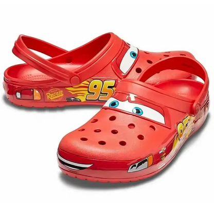 Disney Cars Lightning McQueen Red Slide-on Shoes Slides