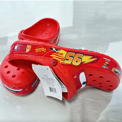 Disney Cars Lightning McQueen Red Slide-on Shoes Slides