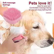 6PCS Pet Grooming Kit – Brush, Comb, Nail Clipper & Bath Tools