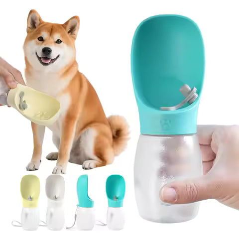 Portable Pet Water Bottle – 300ML Leak-Proof Cup
