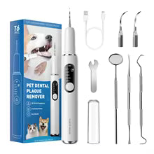 Ultrasonic Dog Teeth Scaler – Waterproof, 5 Cleaning Modes