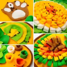Dog Feeding Snuffle Mat – Interactive & Slow Feeder