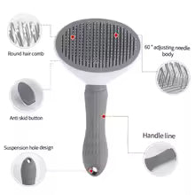 Dog & Cat  Brush – Self - Cleaning  Hair  Remover  Tool