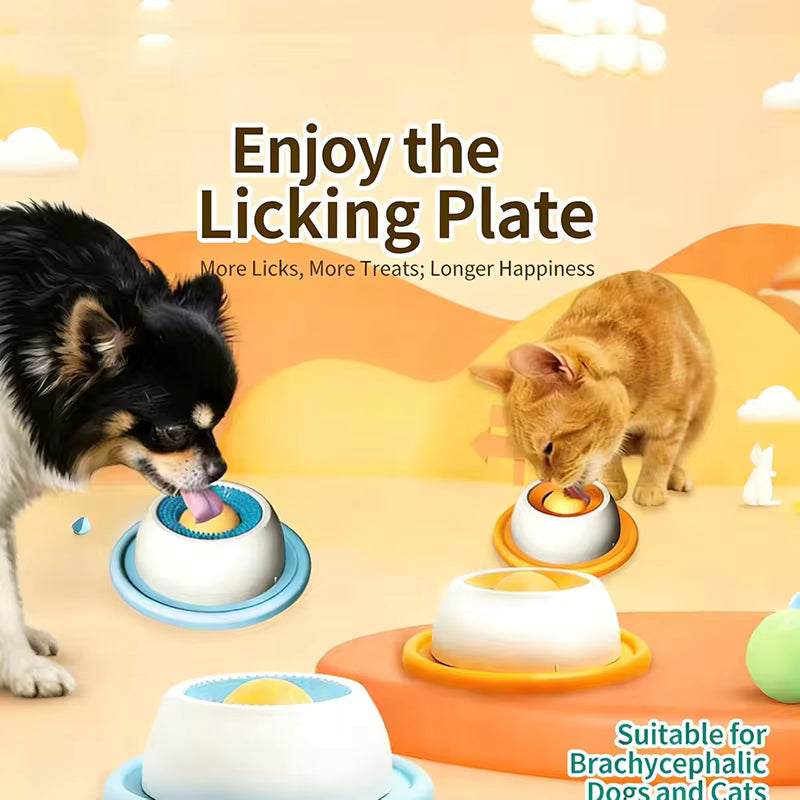 Slow Feeder Lick Mat – Puzzle Toy for Dogs & Cats
