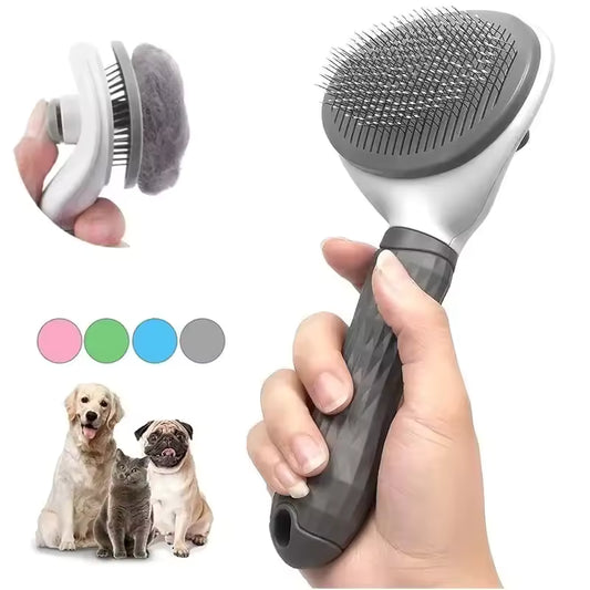 Dog & Cat  Brush – Self - Cleaning  Hair  Remover  Tool
